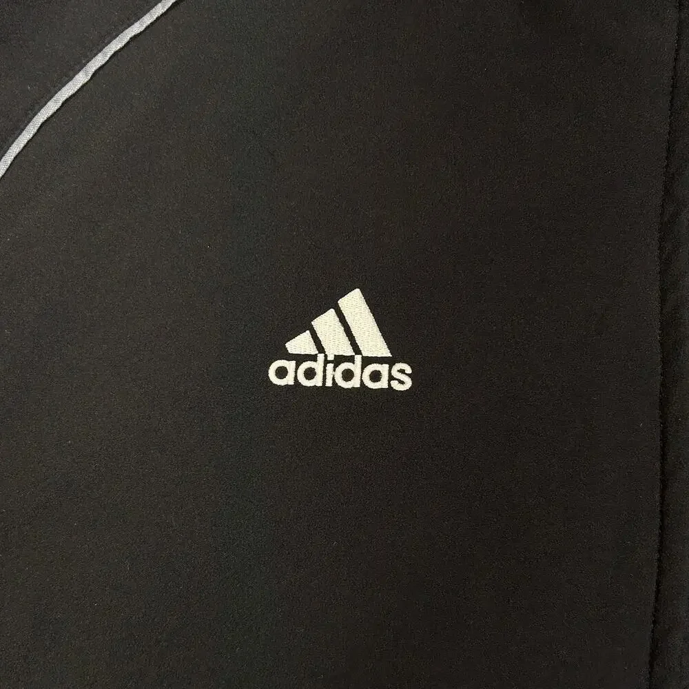 Adidas UVU Utah Valley Fleece Lined Soft Shell Jacket Men's Large Black